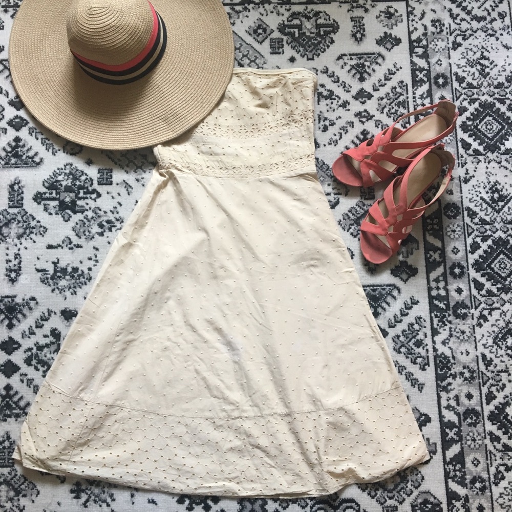 American eagle strapless dress